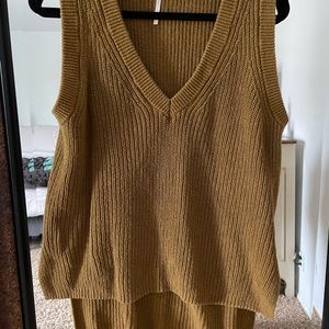 Free People Oversized Sweater Tank